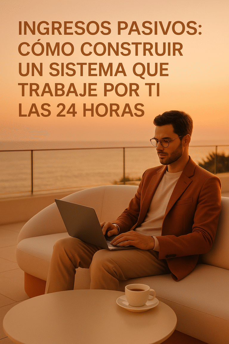 Aprende a generar ingresos pasivos reales con activos digitales, financieros y físicos. Descubre cómo empezar incluso con poco capital