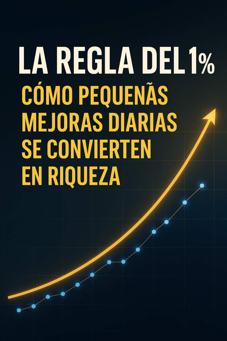 Descubre la Regla del 1% y cómo pequeñas mejoras diarias pueden multiplicar tu riqueza y transformar tu vida.
