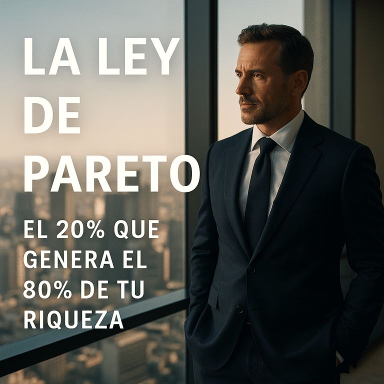 Descubre cómo aplicar la Ley de Pareto para que el 20% de tus acciones genere el 80% de tu riqueza y multiplique tus resultados